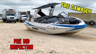 Super Boat 2.0? Inspecting A Fire Damaged VLX Before Live Bidding by Rebuilder Guy 176,827 views 2 years ago 12 minutes, 46 seconds