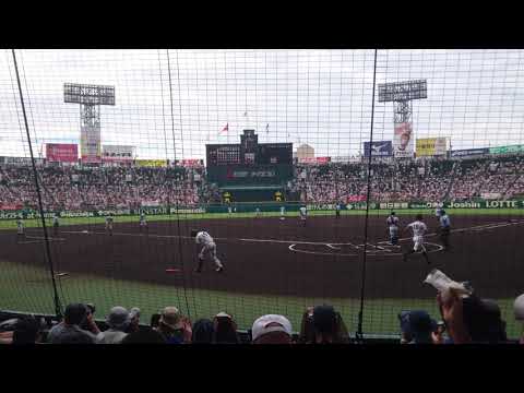 広陵 中村奨成の記録タイ5号をバックネット裏から