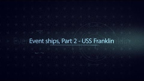 Event ships P2 USS Franklin