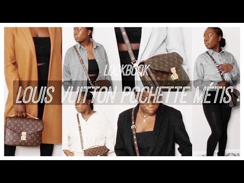 Louis Vuitton Pochette Metis Outfits - Reverse Monogram Styled with 5  Outfits 💃