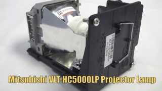 MITSUBISHI VLT-HC5000LP Projector Lamp W/Ushio Bulb How To Replace Mitsubishi Projector Lamp