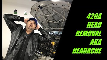 JUST ANOTHER (THE FAST AND THE FURIOUS) ECLIPSE BUILD! 420A HEAD REMOVAL PART 1 #DSM