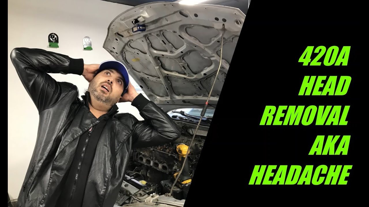 JUST ANOTHER (THE FAST AND THE FURIOUS) ECLIPSE BUILD! 420A HEAD REMOVAL PART 1 