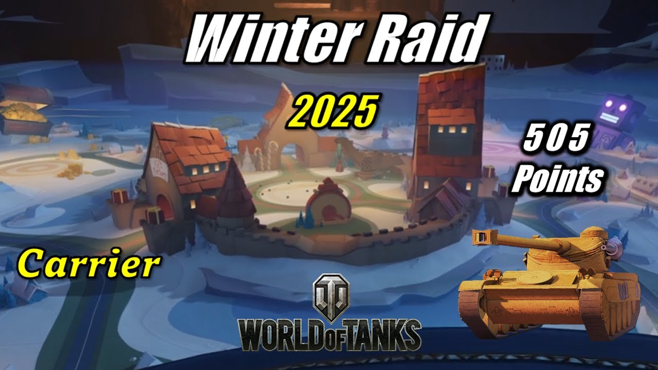 WINTER RAID - Carrier - Gift Factory | 505 Points | World of Tanks | #16