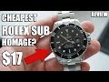 Tevise T801A Review - Automatic Rolex Submariner Homage from China for only $17 USD