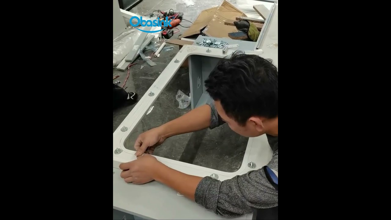 How to install a undermount kitchen Sink ? www.obasink.net 