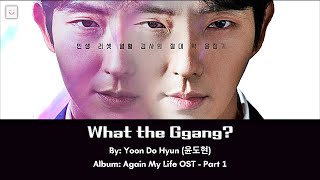[Vietsub - Hangul - Easy Lyrics] What the Ggang? - Yoon Do Hyun | Again My Life OST - Part 1