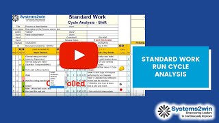 Standard Work Shift Cycle Analysis