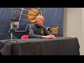 Indiana Pacers head coach Rick Carlisle speaks with reporters before Pacers v Cleveland Cavs 4.13.25