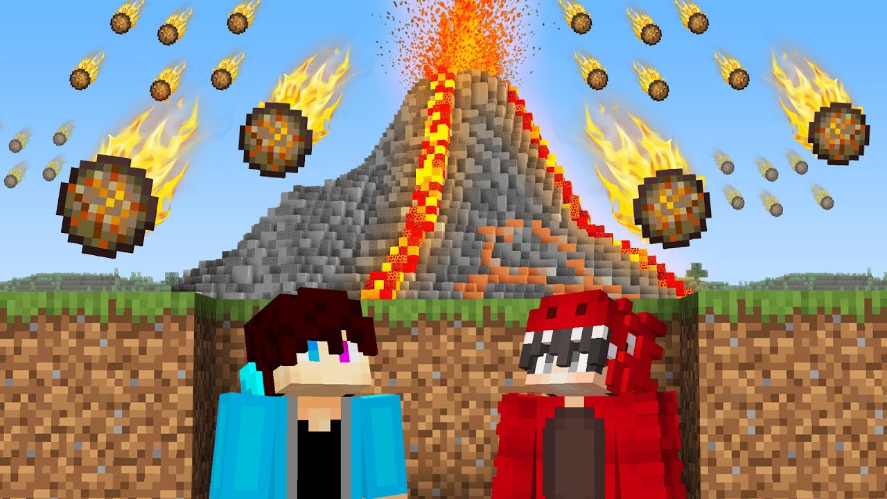 Bunker Bouwen Om De Vulkaan Uitbarsting Te Overleven