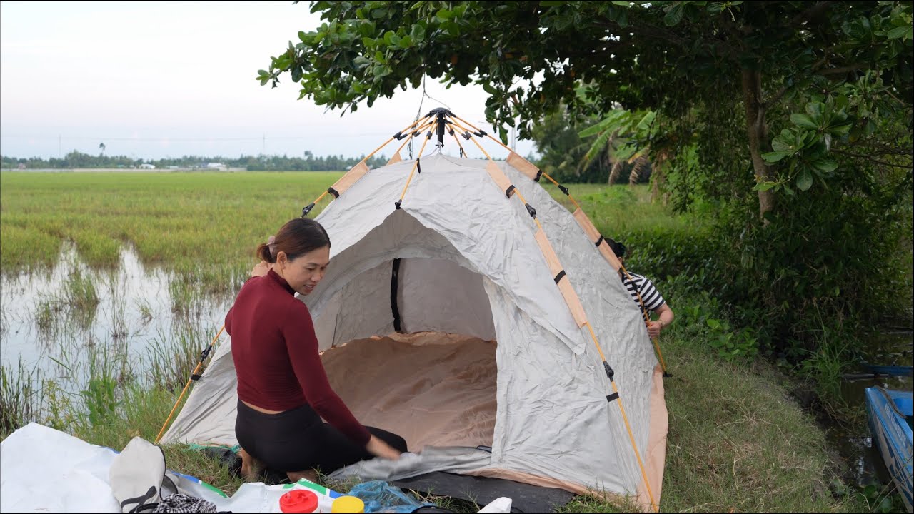 1658 / Trải nghiệm cắm trại săn bắt nấu ăn ngoài đồng