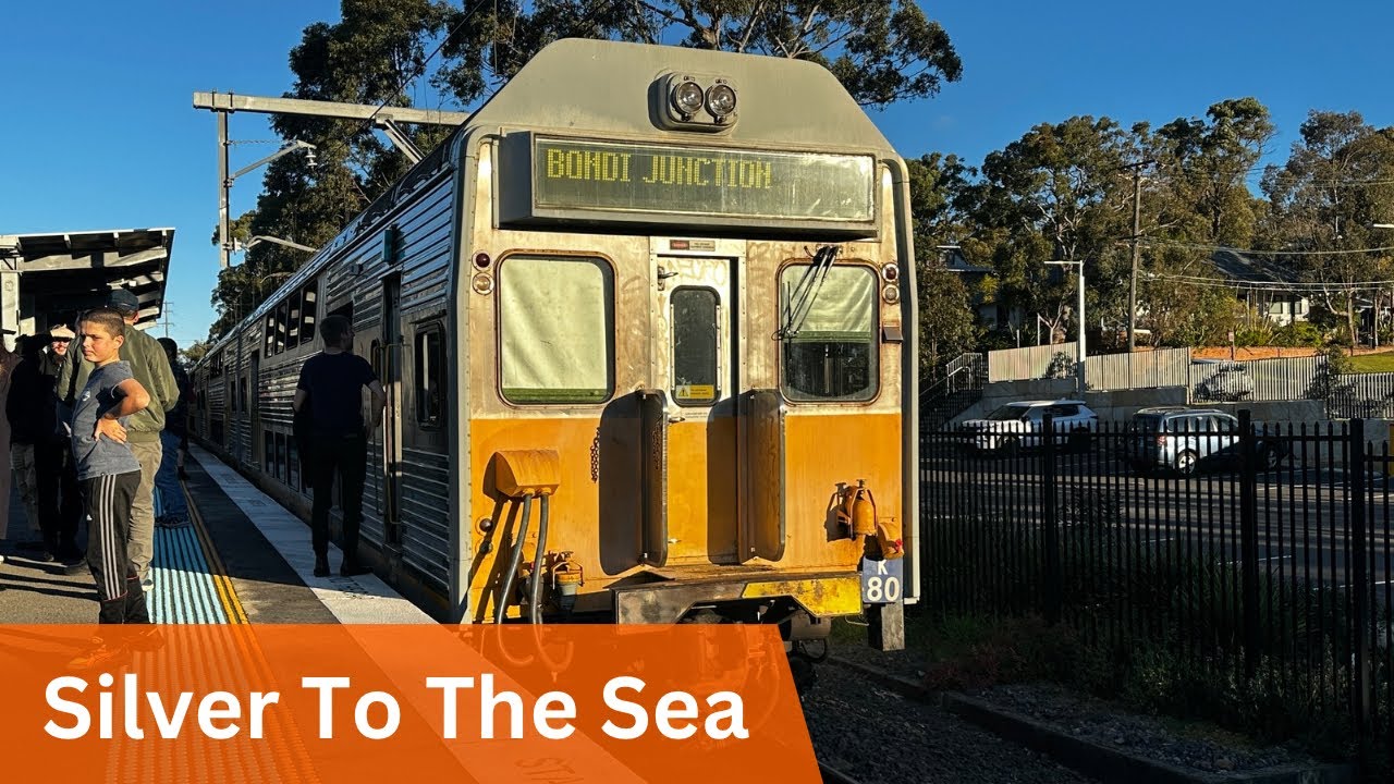 Sydney Trains | K Set Silver to the Sea - July 2025 | Featuring Steam Locomotive 5917 & 3526 {4K}