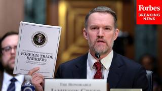 US Trade Representative Jamieson Greer Defends Trump's Policies Before The Senate Finance Committee