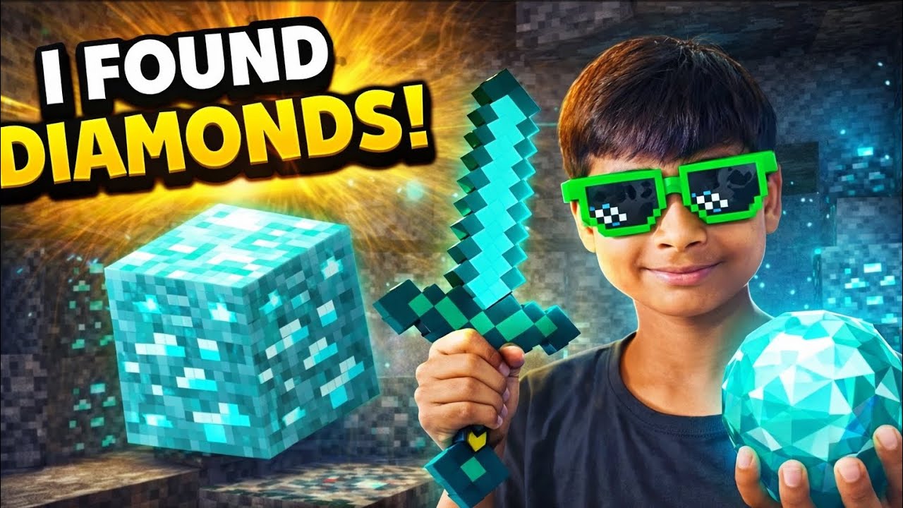I Found Diamond 💎 in Minecraft episode 4 - YouTube