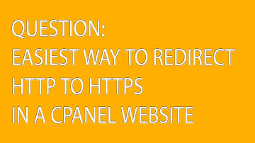EASIEST WAY TO REDIRECT HTTP TO HTTPS IN A CPANEL WEBSITE || Answers to questions