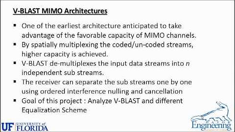 EEL 6509 Wireless Communication Project Presentation- Part 1