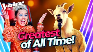 The Ultimate GOAT (Greatest of All Time) Covers on The Voice!