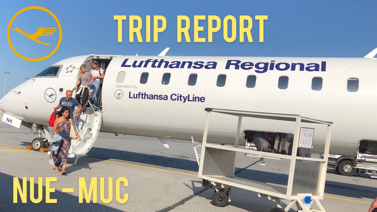 TRIP REPORT | Lufthansa | CRJ 900| Nürnberg - Munich