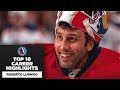 Top 10 roberto luongo saves