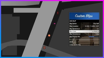 GTA V Mod Install: Custom Blips Menu