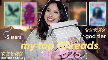 my TOP 10 reads of 2025 🥁🤯🏆 | bookmas day 16