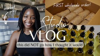 I got my FIRST wholesale order through Faire! | Studio Vlog 003