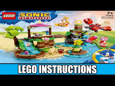 Custom Lego Sonic the Hedgehog MOC Brickheadz Instructions