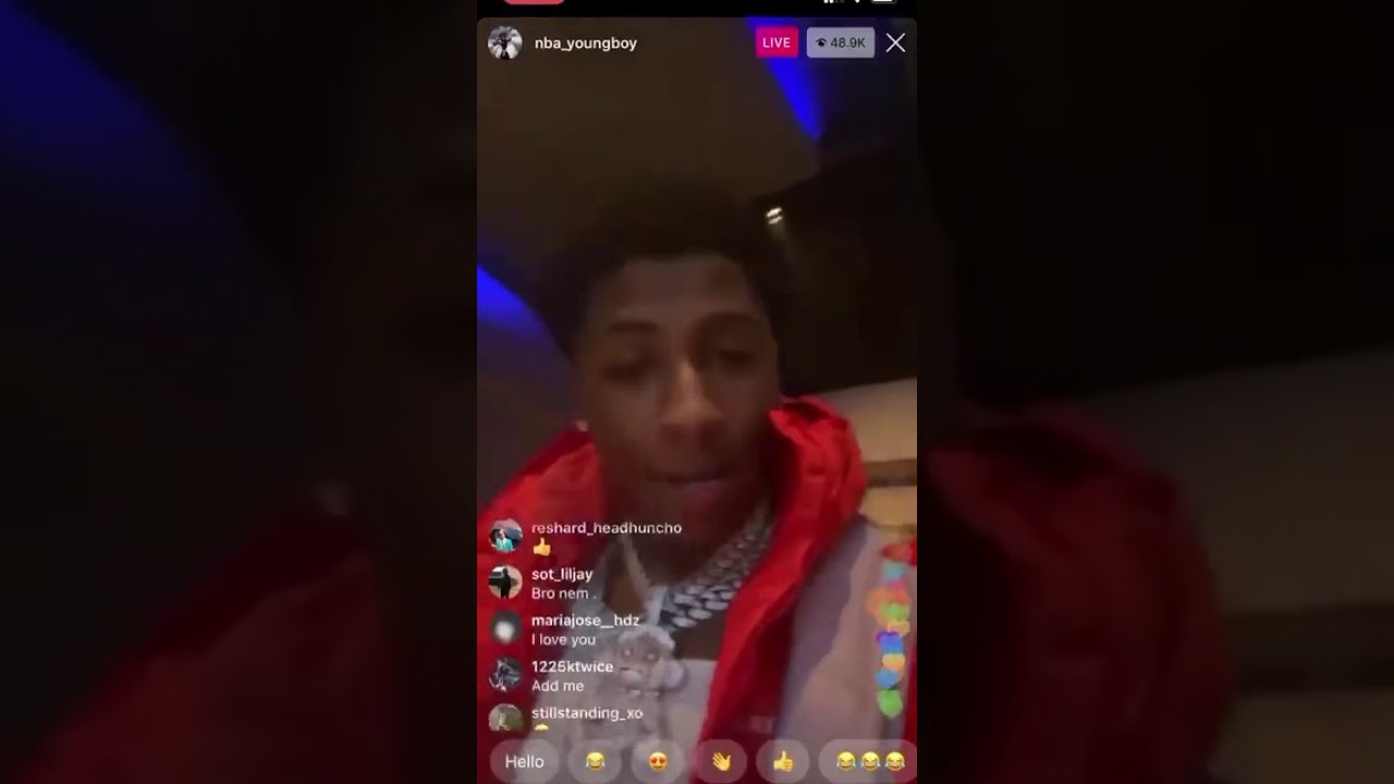 NBA YOUNGBOY previews NEW SONG on Instagram Live - YouTube