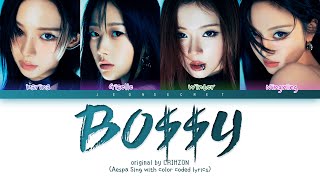[AI COVER] AESPA Sing "BO$$Y" | Original by CRIMZON | Color Coded Chn|Pinyin|Eng