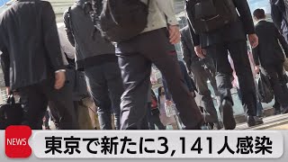 東京で新たに3,141人感染（2022年4月25日）