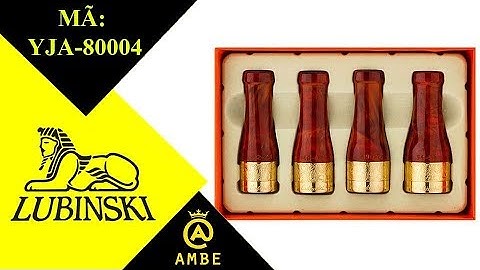 Bộ tẩu bắt tóp cigar 4 size Lubinski YJA-80004 - AMBE.VN