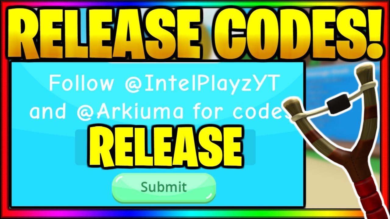 ALL NEW OP WORKING CODES RELEASE UPDATE Roblox Slingshot Simulator YouTube