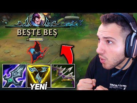 Dünya Yasuo 1. Sinin YENİ Buildi İle PENTAKILL | Çok Güçlü Oldu | KassadinsCreed