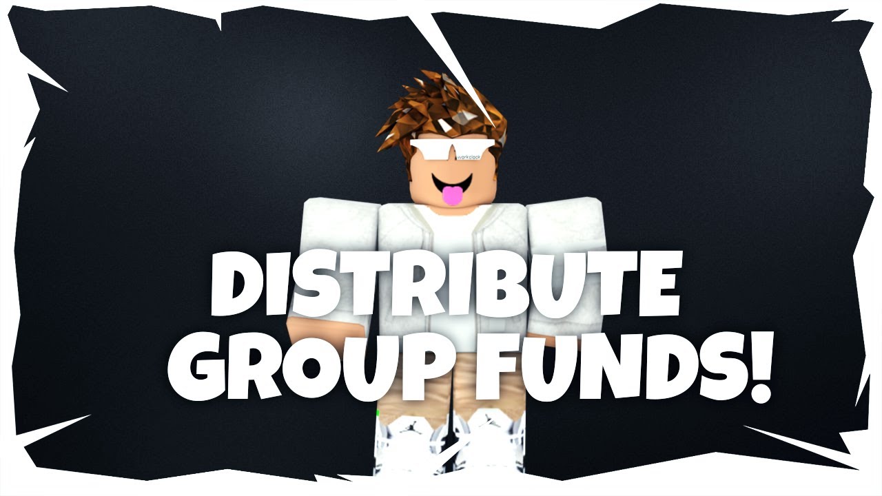 ROBLOX How to Distribute Group Funds! YouTube