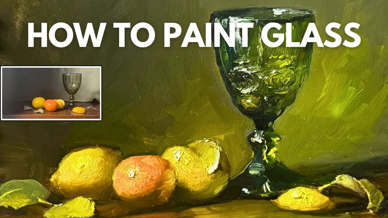 How to Paint Glass in Oils