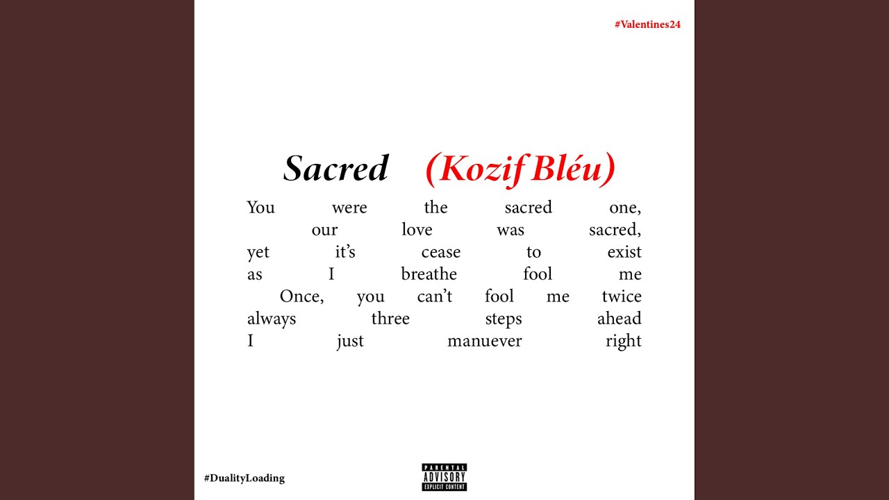 Watch sacred on YouTube Watch sacred on YouTube