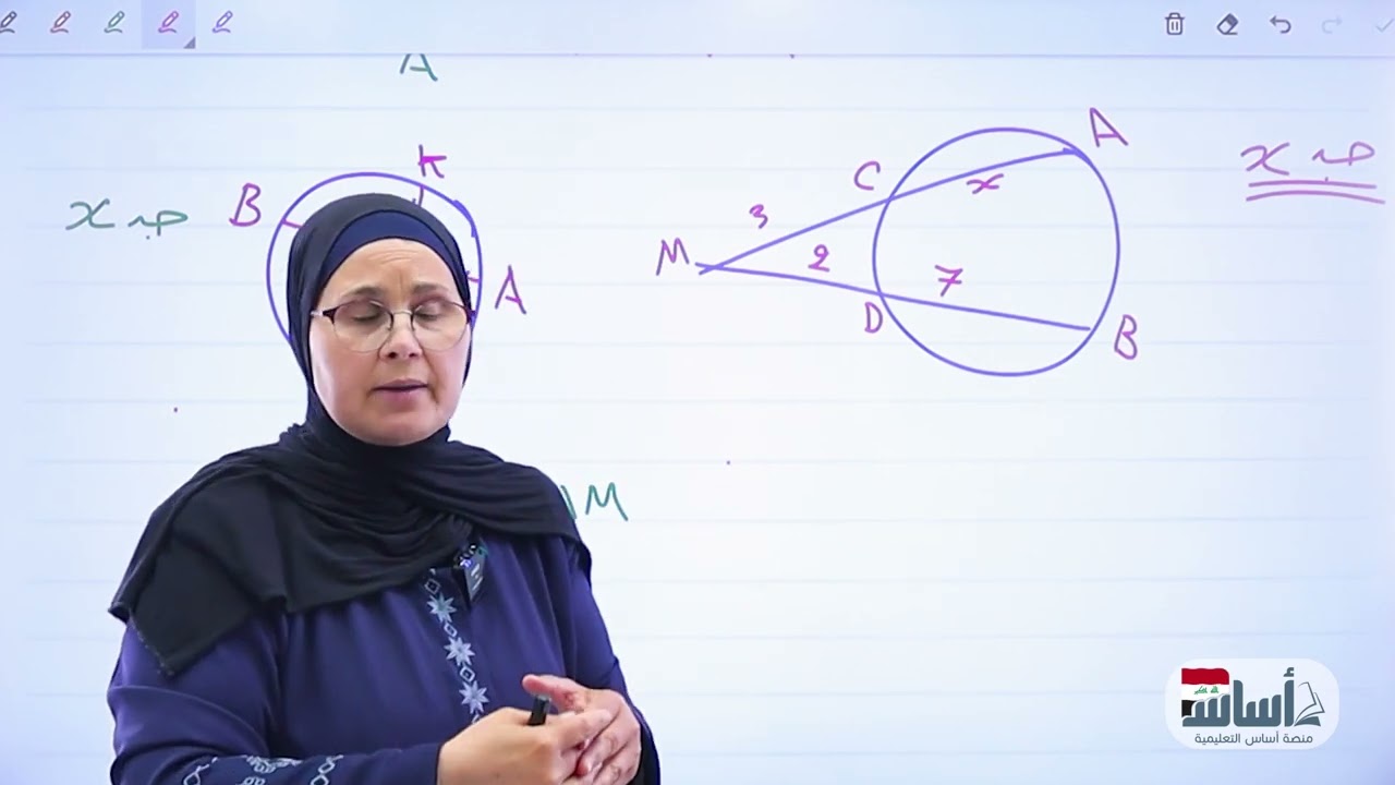 مرشحات الفصل الخامس (ج1) - مبرهنة القاطعين || رياضيات (ثالث متوسط) مع أ. ندى جاسم