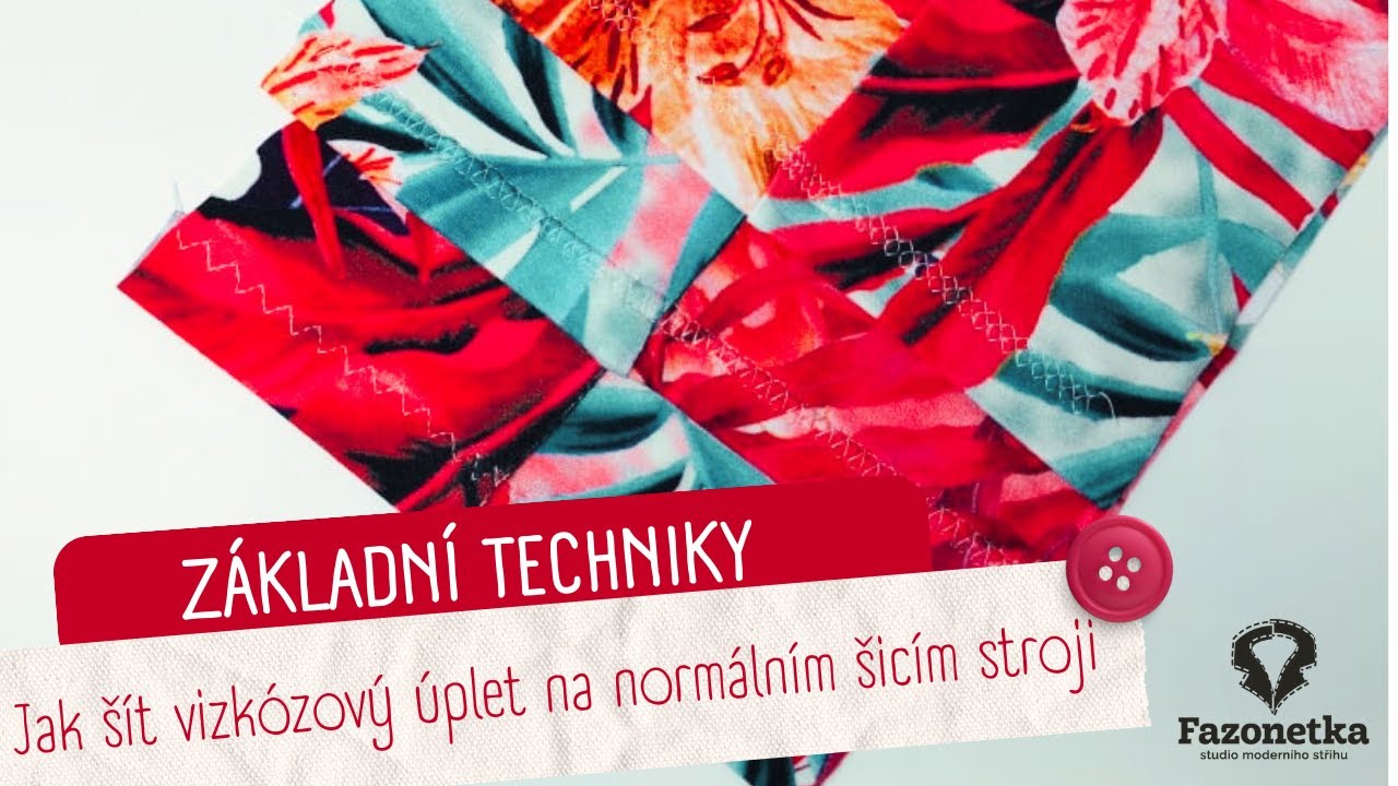 Jak šít viskózový úplet na normálním šicím stroji - Fazonetka