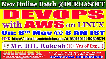 DEVOPS with AWS on LINUX Online Training @ DURGASOFT