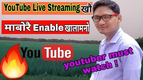(Bodo) How To Enable LIVE STREAMING on YouTube  on mobile | YouTube Tutorial