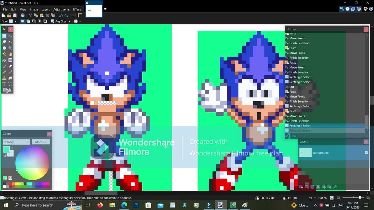 SONIC.EXE sprites for 3 minutes and 55 seconds 