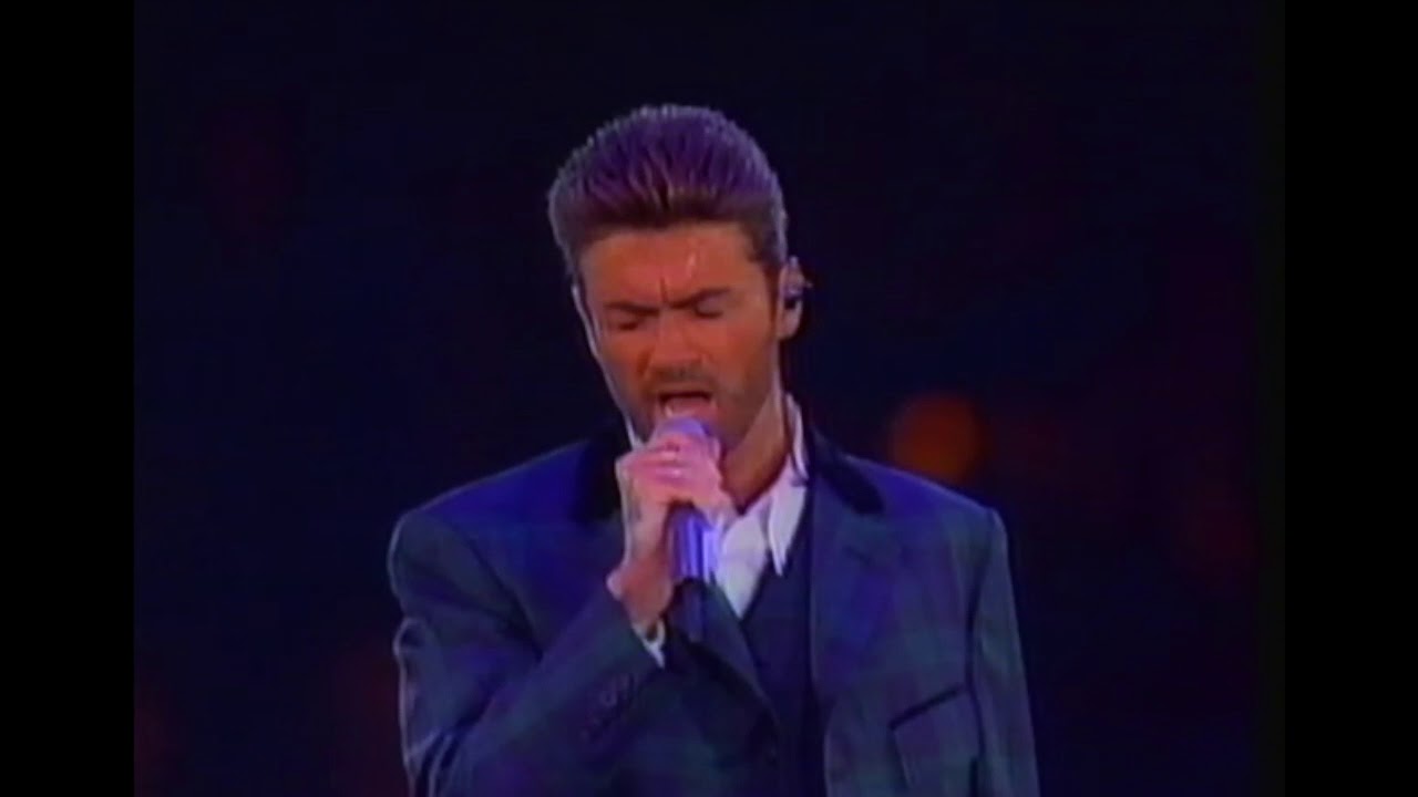 ⁣George Michael LIVE Show 1993 at The Concert of Hope - Wembley in London