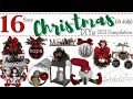 16 CHRISTMAS DECORATION DIYS| DOLLAR TREE CHRISTMAS DIYS | DIYS ON A DIME | EASY CHRISTMAS DIYS