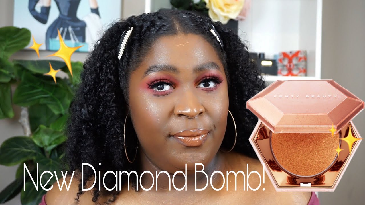 フェイスカラー Fenty Beauty Diamond Bomb Cognac Candy Amazon.com