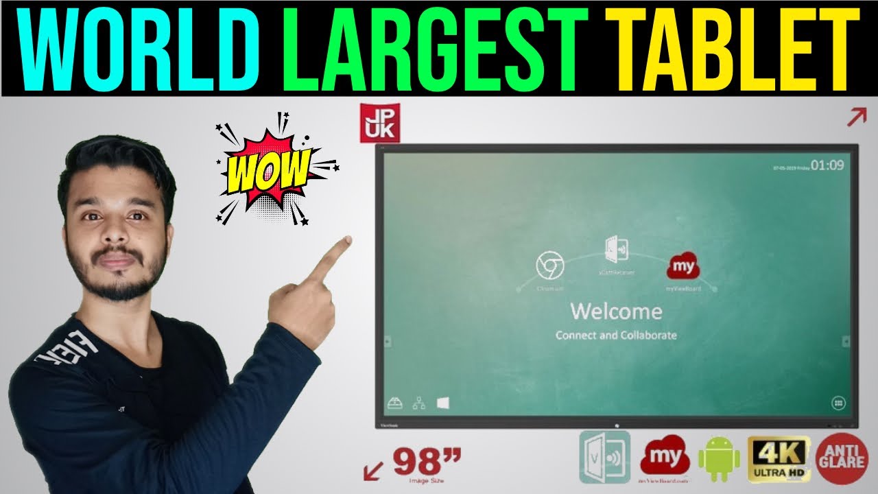 ViewSonic Launched World Largest Tablet II Big Screen Tablet for