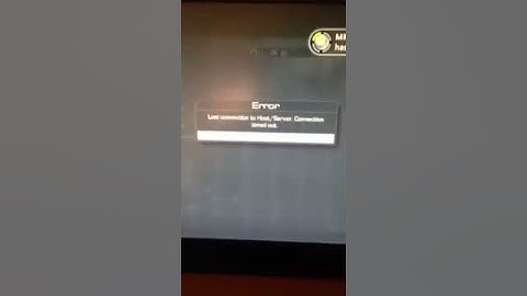 Cod Ghost connection problem 1