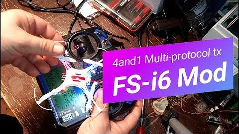 Bind FlySky FS-i6, i6x~4in1 Multi-Protocol Module Installation~ Eachine, JJRc & Syma Quadcopters!
