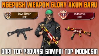 Push Weapon Glory UMP Free Fire dari Top Provinsi Sampai Top Indonesia BR - Renked!