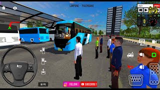 Bus Simulator Indonesia Lintas Sumatra - Lampung Palembang Route - Android Gameplay screenshot 1