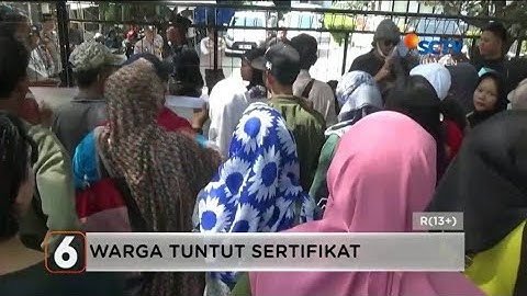 Warga Medaksa Ancam Golput Jika Sertifikat Tanah Tidak Dikeluarkan BPN